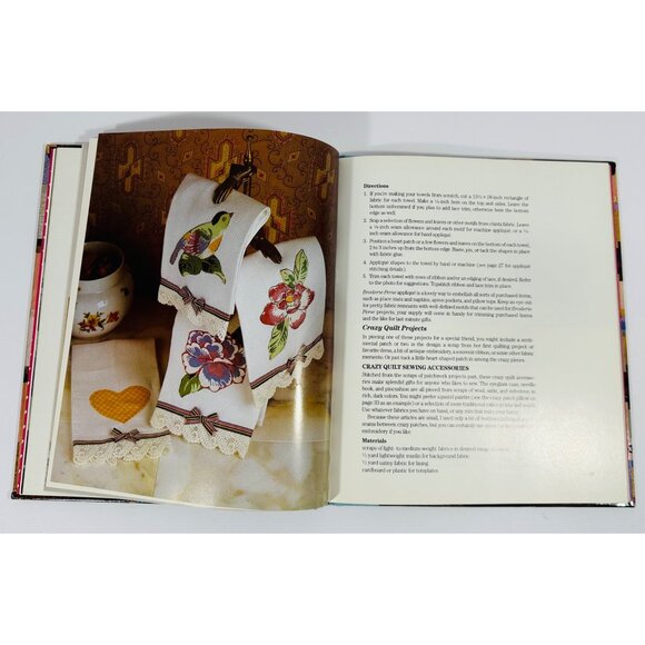 Romantic Patchwork & Quilting By Ciba Vaughan Hardcover 1989 Sewing & Craft Book - Picture 12 of 16